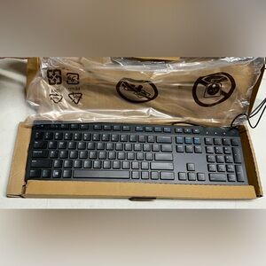 Dell Wired DESKTOP Keyboard KB216-BK-US Black, New Open Box